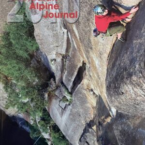 2010 Canadian Alpine Journal — climber in red shirt lead climbing