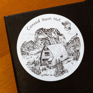 Conrad Kain Hut Sticker - Petra Hekkenberg (Artist Series)